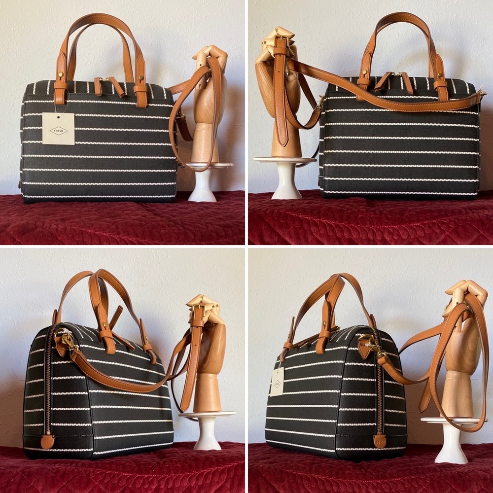 NEW! Fossil Rachel Satchel/Crossbody & Tote Set! - Picture 9 of 12